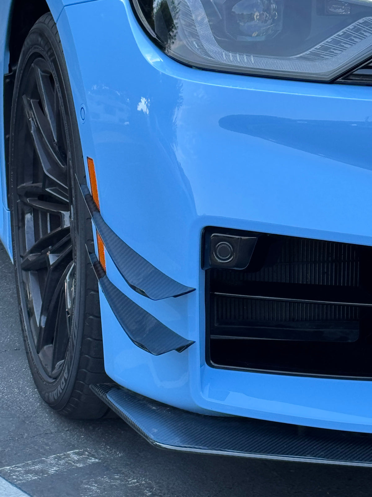 Carbon Fiber Front Bumper Canards - BMW G87 M2