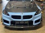 Carbon Fiber Front Bumper Canards - BMW G87 M2