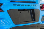 Carbon Fiber License Plate Backing - Chevrolet Corvette C8 Z06
