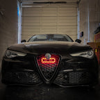 2016+ Alfa Romeo Giulia BIG MOUTH LIT KIT Ram Air Intake Snorkel
