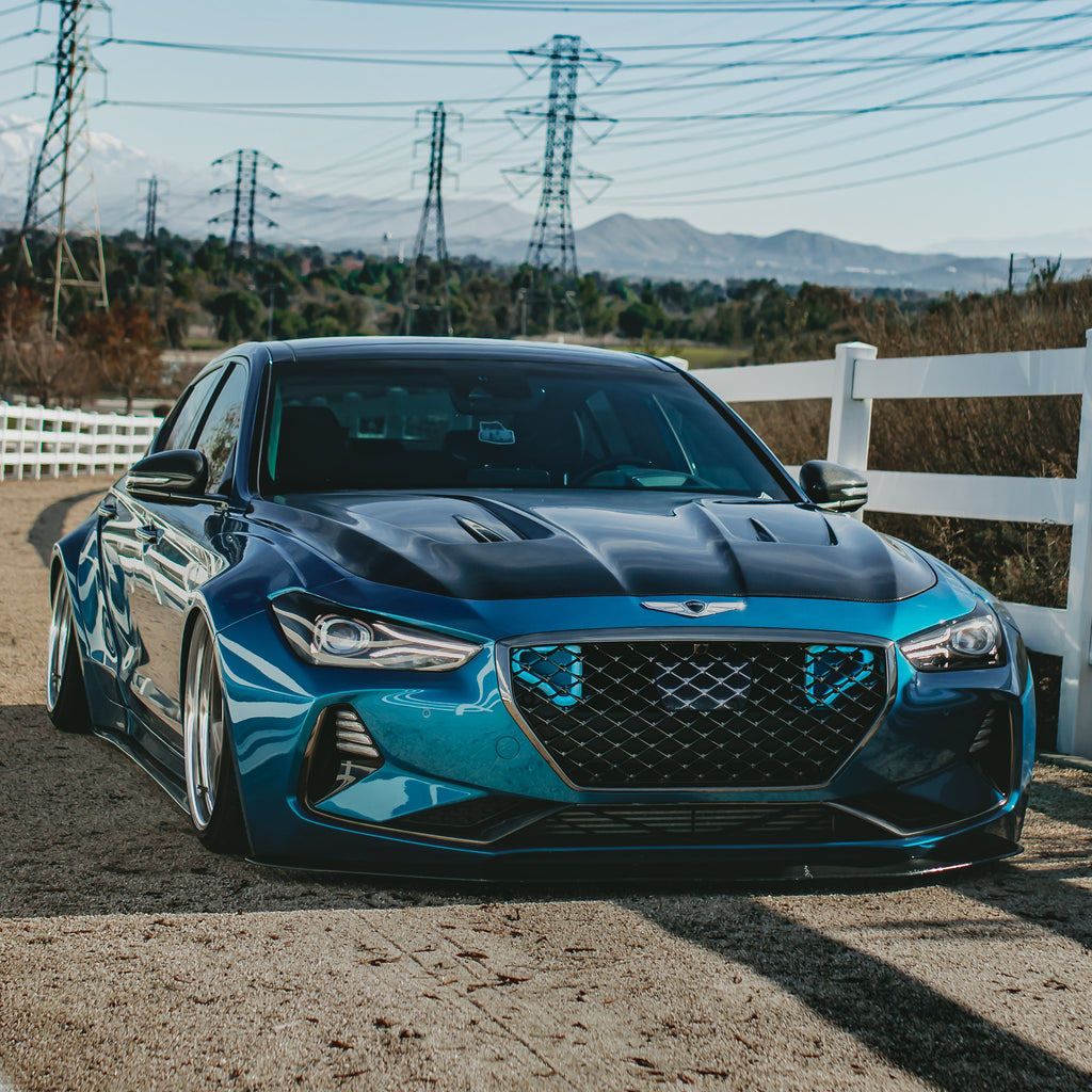2017-2021 Genesis G70 BIG MOUTH LIT KIT | LIT Flares and Controller Only