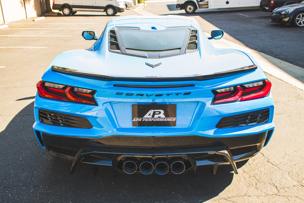 Carbon Fiber Rear Spoiler Delete - Chevrolet Corvette C8 Z06