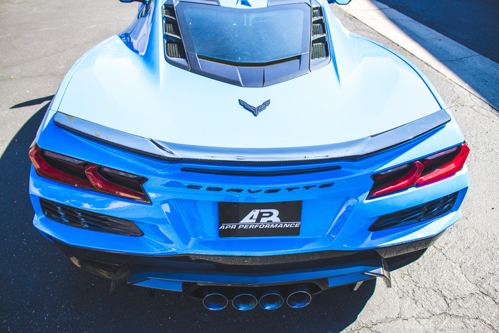Carbon Fiber Rear Spoiler Delete - Chevrolet Corvette C8 Z06