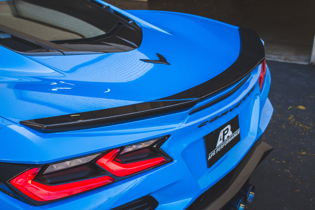 Carbon Fiber Rear Spoiler Delete - Chevrolet Corvette C8 Z06