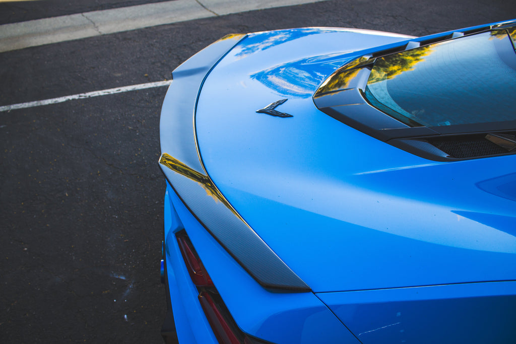 Carbon Fiber Rear Spoiler Delete - Chevrolet Corvette C8 Z06
