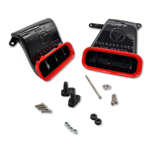 2022+ Ford Maverick (2.0L/2.5 Hybrid) Dual BIG MOUTH Ram Air Intake Snorkel