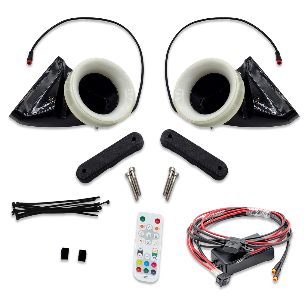 2014-2024 MINI Cooper S (F54/F55/F56/JCW GP) Dual BIG MOUTH LIT KIT Ram Air Intake Snorkels