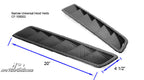 Carbon Fiber Universal Fitment Hood Vents, Long