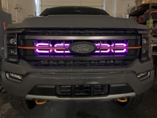 2021-2023 Ford F-150 and Tremor (non Raptor) Quad BIG MOUTH LIT KIT Ram Air Intake Snorkels
