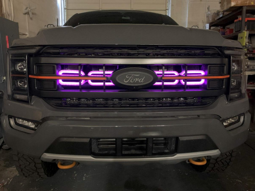 2021-2023 Ford F-150 and Tremor (non Raptor) Quad BIG MOUTH LIT KIT Ram Air Intake Snorkels