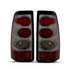 Raxiom 03-06 Chevrolet Silverado 1500 Fleetside Axial Series Tail Lights- Black- Smoked Lens