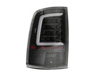 Raxiom 09-18 Dodge RAM 1500 Axial Series LED Tail Lights- Black Housing- Clear Lens