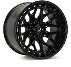 Vossen HFX-1 20x9 - 8x180 - ET18 - Deep Face - 124.3 - Gloss Black Wheel