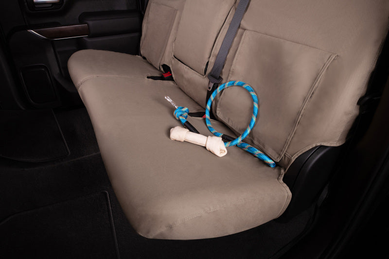Covercraft 15-21 Ford Transit Polycotton SeatSaver Custom Third Row Seat Covers-Taupe