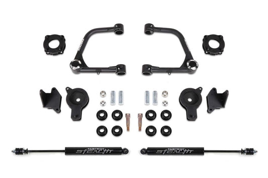 Fabtech 2022 Tundra 4WD 3in UCA Kit w/Uniballs & Fr Shk Spcrs & Rr Air Bag Spcrs & Rr Stealth Shock