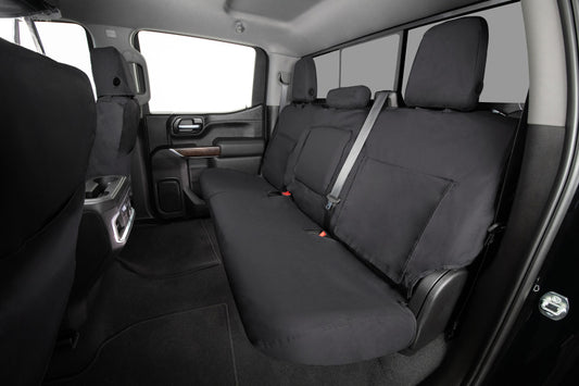 Covercraft 18-22 Chevrolet Traverse Polycotton SeatSaver Custom Front Row Seat Covers - Charcoal