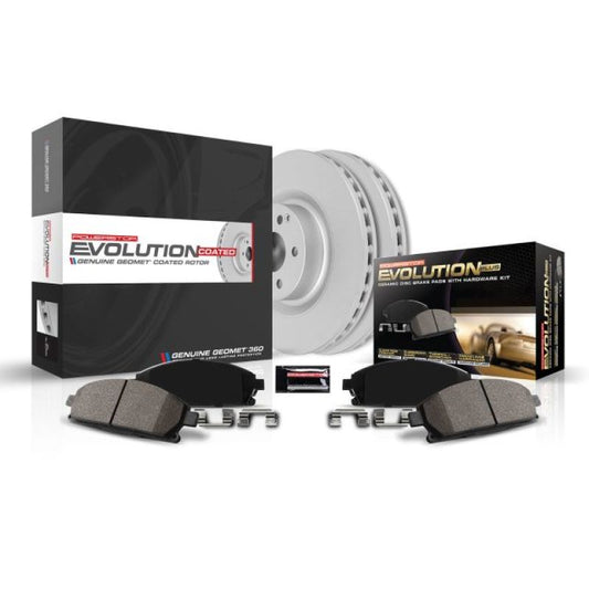 Power Stop 03-08 Dodge Ram 3500 Front Z17 Coated Brake Kit