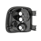 Raxiom 99-02 Chevrolet Silverado 1500 Stepside Axial Series Tail Lights- Black- Smoked Lens