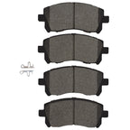 R1 97-03 Subaru Legacy Front Semi Met Brake Pads