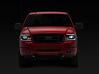 Raxiom 04-08 Ford F-150 Axial Series LED Proj Headlights/Seq LED Bar- Black- Clear Lens