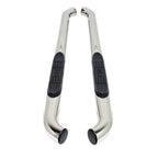 Westin 24-26 Toyota Tacoma Xtra Cab E-Series 3 Nerf Step Bars Stainless Steel