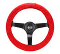 NRG Steering Wheel Cover - Red Stretch Micro Fiber w/ NRG Tag