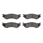 R1 00-08 Dodge Ram 1500 Van Rear Semi Met Brake Pads