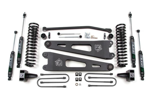 Zone Offroad 05-07 Ford SuperDuty 4in Radius Arm System - Gas