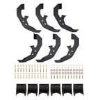 Westin 19-25 Chevy/GMC Silverado/Sierra 1500/2500/3500 Double Cab AT6 Running Boards Black
