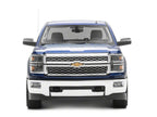 Raxiom 14-15 Chevrolet Silverado 1500 OE Style Headlights/ Chrome Trim- Black - Clear Lens