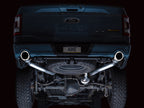 AWE Tuning 2021+ Ford F150 Tremor w/ Bumper Cutouts 0FG Non-Resonated Cat-Back w/ Chrome Silver Tips