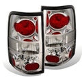 Raxiom 04-08 Ford F-150 Styleside Axial Series Euro Style Tail Lights- Chrome Housing- Clear Lens