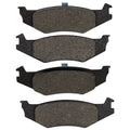 R1 1989-10 Plymouth Sundance Rear Semi Met Brake Pads