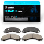 R1 21-26 GMC Savana 4500 Commercial Cutaway Chassis Rear Ceramic Brake Pads