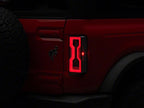 Raxiom 21-26 Ford Bronco Axial Series LED Tail Lights- Black Housing- Clear Lens