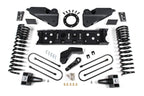 Zone Offroad 2019 Ram 3500 4in Radius Arm Bracket Gas - 3in Rear Block w/ Overload - Nitro Shocks