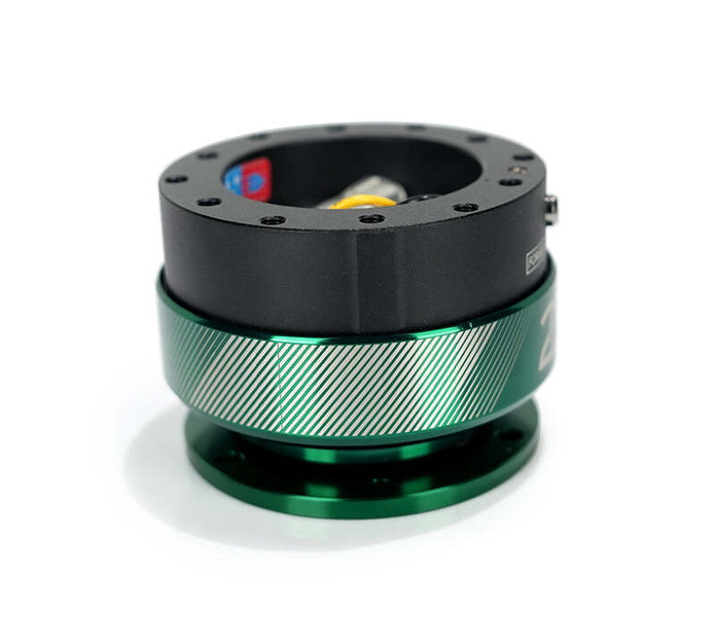 NRG Quick Release Gen 2.0 -  20 Year Anniversary Black Body / Emerald Ring
