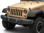 Raxiom 07-18 Jeep Wrangler JK Axial Series Quatro LED Headlights- Black Housing- Clear Lens