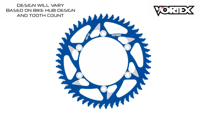 Vortex Racing 39 Tooth 420 Rear Sprocket - Blue