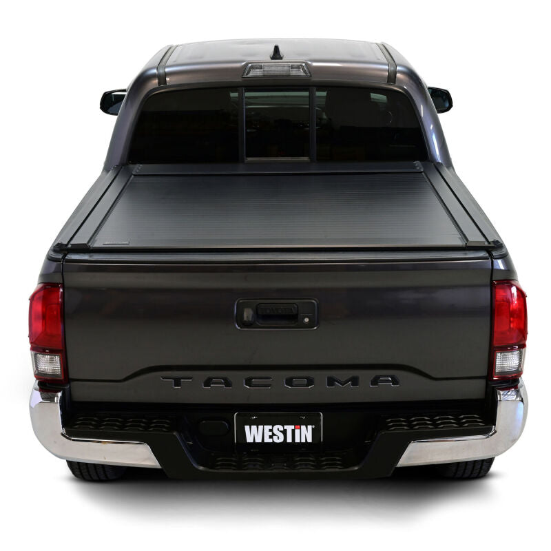 Westin 16-23 Toyota Tacoma 5ft 5in Bed Manual Retractable Tonneau Cover - Black