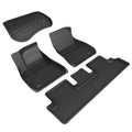 3D MAXpider 17-19 Tesla Model 3 Kagu Black Full Set Front CARGO LINER (SMOOTH BASIN)