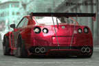 GReddy Rocket Bunny R35 V2 Front Canards (FRP)