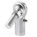 QA1 C Series 2-Pc Rod End - Female/Right Hand - .4375in Bore x 7/16-20 w/Stud & Zerk - Carbon Steel
