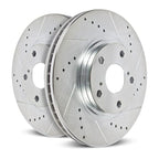Power Stop 08-2012 Ford F-350 Super Duty Front Drilled & Slotted Rotor - Pair