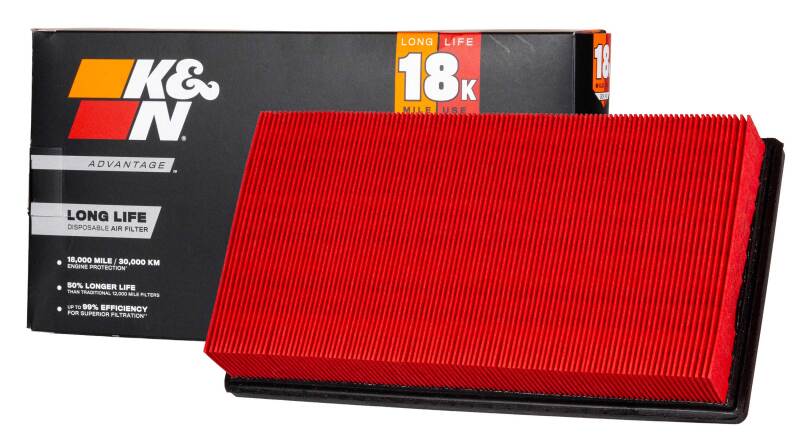 K&N Advantage Air Filter 18K Miles Volkswagen Atlas V6-3.6L F/I 18-26