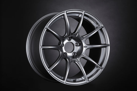 SSR GTX01 18x9 5x100 52mm Offset Dark Silver Wheel (S/O, No Cancellations)