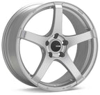 Enkei Kojin 18x9.5 45mm Inset 5x120 Bolt Pattern 72.6mm Bore Dia Matte Silver Wheel