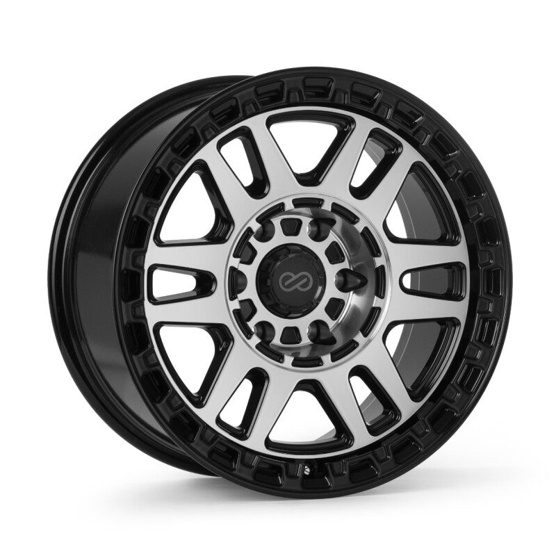 Enkei Trail-Tracker 18x9 / 6x139.7 BP / ET-12 / 106.1mm Bore - Matte Black Machined Wheel