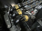GReddy AN04 STRAIGHT HOSE END SWIVEL BLACK/GOLD ANODIZED