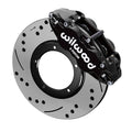Wilwood kit front FNSL4R PORS 911 1984- 89 3.5 MT 11.10X.95 rotor SRP black W/LINES